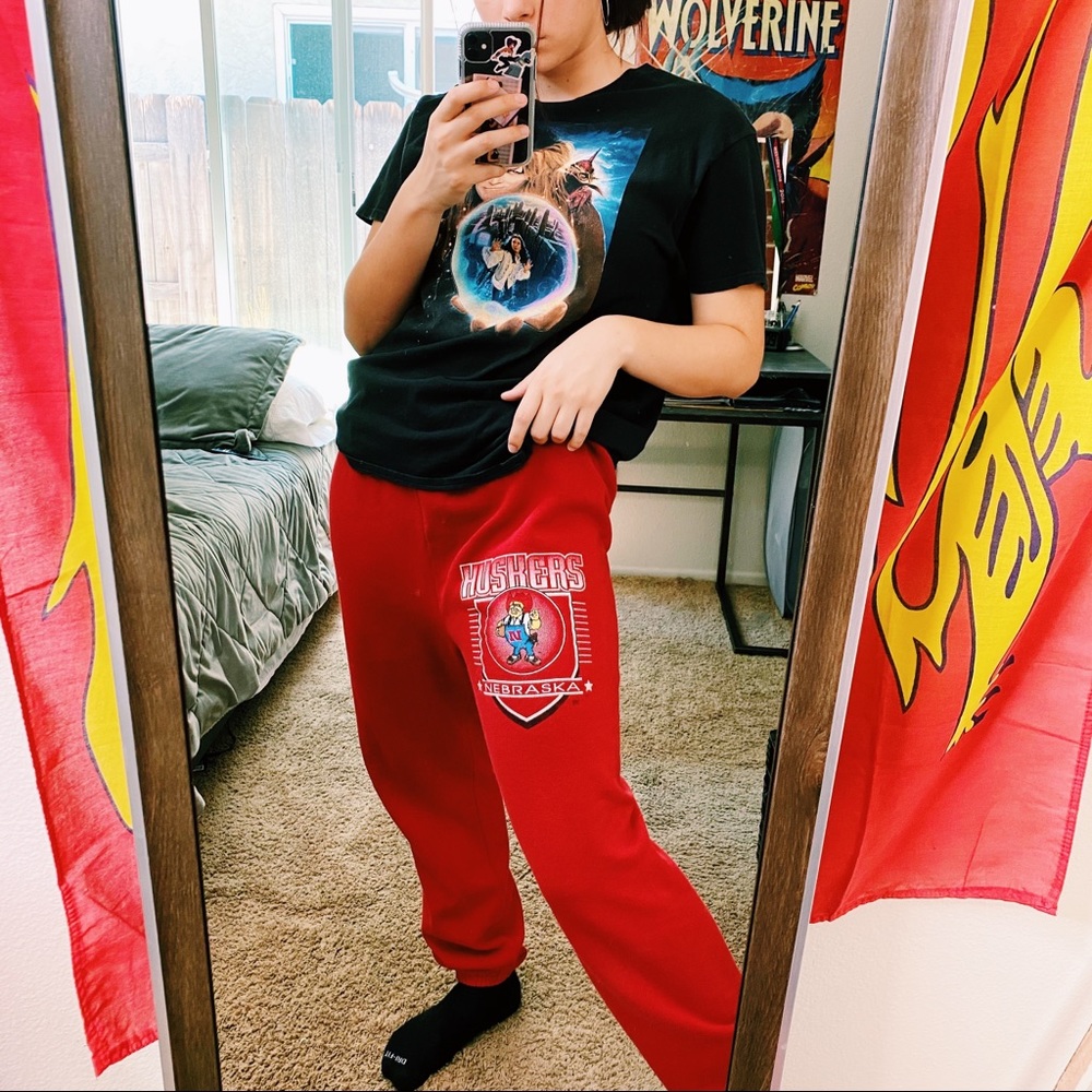 Huskers Nebraska Football Team Red sweats